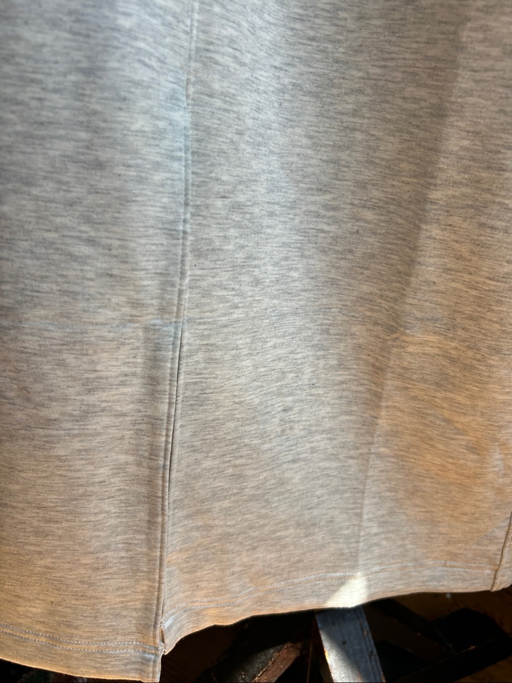 Lou & Grey Maxi Midi Skirt Size Medium Sporty Skirt Light Gray NEW - Picture 6 of 9